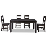 Cottage 5-Piece Dining Set - Grey
