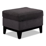 Crizia Ottoman - Dark Grey