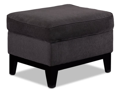 Crizia Ottoman - Dark Grey