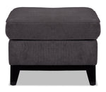 Crizia Ottoman - Dark Grey
