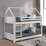 Georgie Twin over Twin Bunk Bed House - White