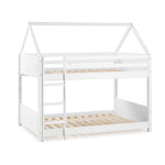 Georgie Twin over Twin Bunk Bed House - White