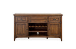 Bay Creek Server - Toasted Nutmeg, Aged Bronze hardware
