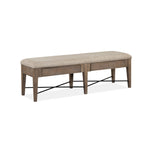 Paxton Place Bench With Storage - Grayish Brown