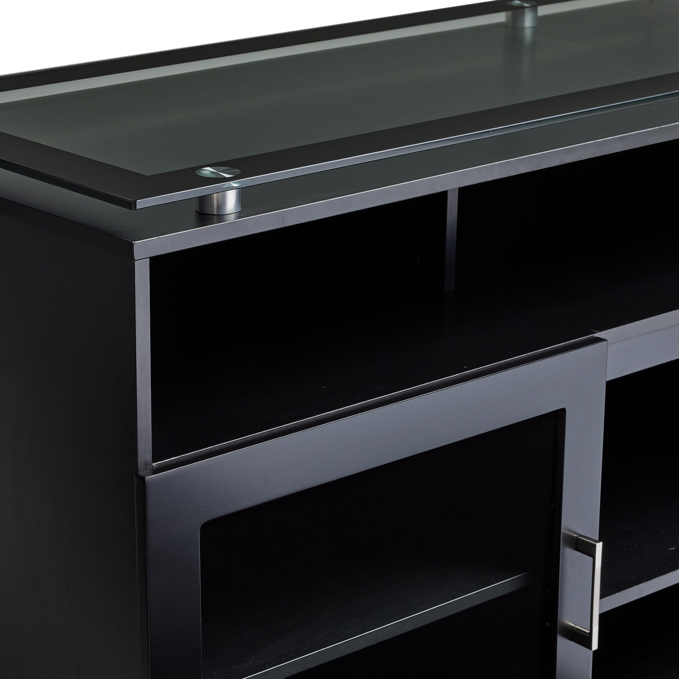 Damien Flat Panel Television Stand - Black