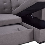 Dustin Pop-Up Sofa Bed - Grey
