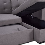 Dustin Pop-Up Sofa Bed - Grey