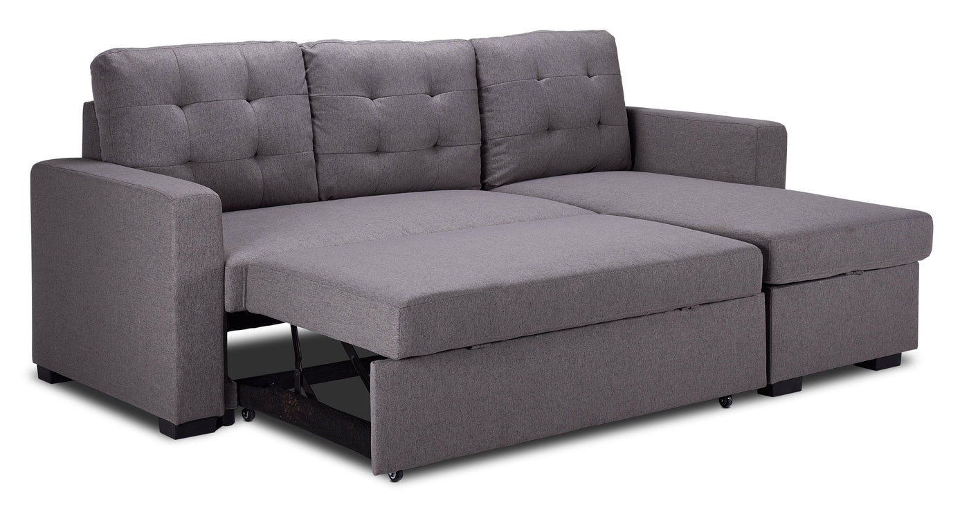Dustin Pop-Up Sofa Bed - Grey