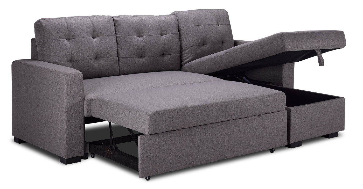 Dustin Pop-Up Sofa Bed - Grey