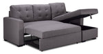 Dustin Pop-Up Sofa Bed - Grey