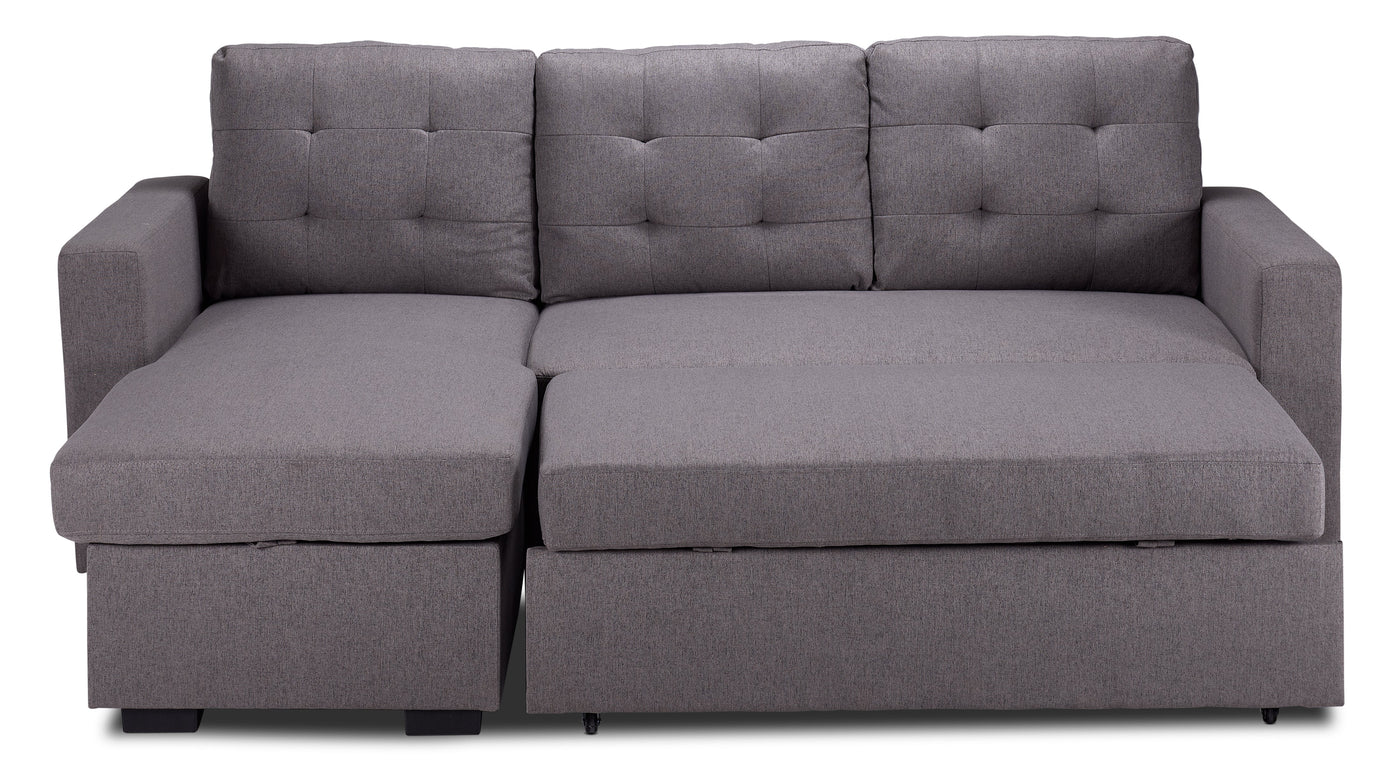 Dustin Pop-Up Sofa Bed - Grey