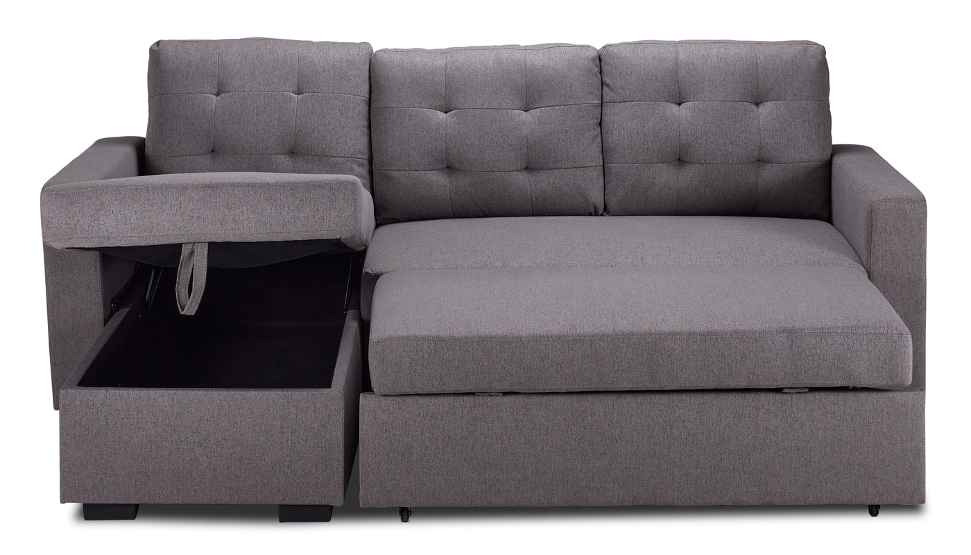 Dustin Pop-Up Sofa Bed - Grey