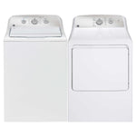 GE White Top-Load Washer (4.4 cu. ft.) & Gas Dryer 7.2 cu. ft.) - GTW331BMRWS/GTD40GBMRWS