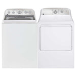 GE White Top-Load Washer (5.0 cu. ft.) & Gas Dryer (7.2 cu. ft.) - GTW580BMRWS/GTD40GBMRWS