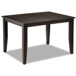 Holland 7-Piece Dining Set - Dark Oak with Wire-Brushed Finish