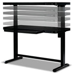 Maddox Adjustable Height Desk - Black