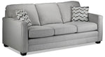 Penelope Sofa, Loveseat and Chair and a Half Set - Grey