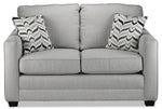 Penelope Sofa, Loveseat and Chair and a Half Set - Grey