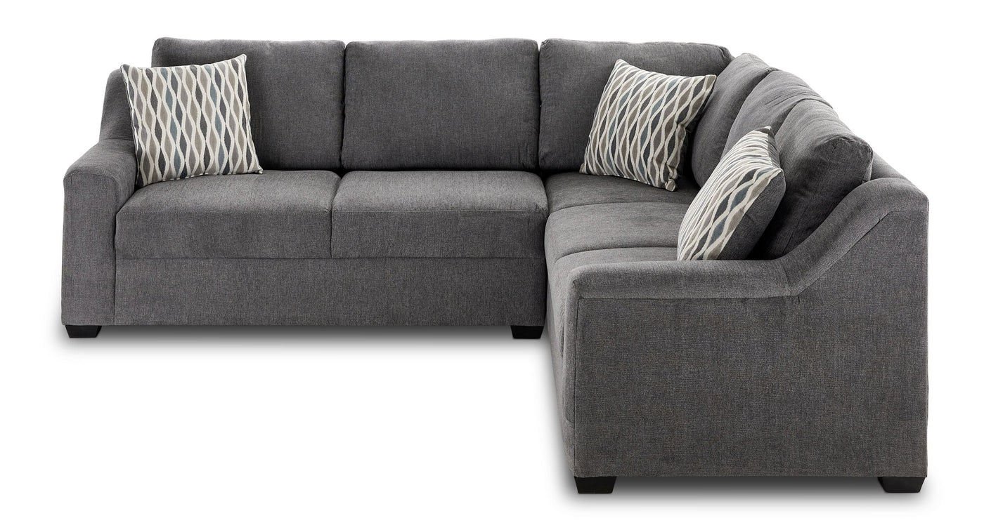 Selene 2 Pc. Sectional with Left-Facing Corner Sofa - Slate