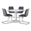 Tina 5-Piece Dining Set - Graphite
