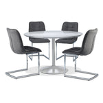 Tina 5-Piece Dining Set - Graphite