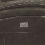 Wesley Dual Power Reclining Loveseat with Console - Granite