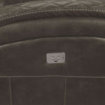 Wesley Dual Power Reclining Sofa, Dual Power Reclining Loveseat w/Console and Dual Power Recliner Set - Granite