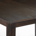 Holland Extendable Dining Table - Dark Oak with Wire-Brushed Finish