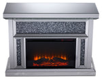 Hollywood Fireplace - Mirrored Glass