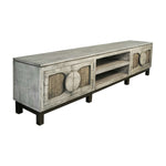 Cosala 93" TV Stand - White