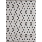 Jasper Trellis 5'3" X 7'7" Outdoor Area Rug - Grey
