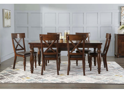 Kingstown 7-Piece Dining Room Set - Chocolate