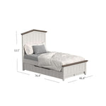 Lodge 3-Piece Twin Bed - Cream