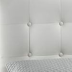 Lombardi King Headboard - White