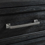 Laguna 7 Drawer 2 Door Master Chest - Weathered Oak, Black