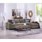 Luna 2 Pc. Sectional with Reversible Chaise - Grey