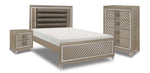 Meera 5-Piece Full Bedroom Package - Champagne