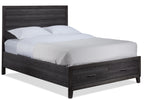 Miller 3-Piece Queen Storage Bed - Grey