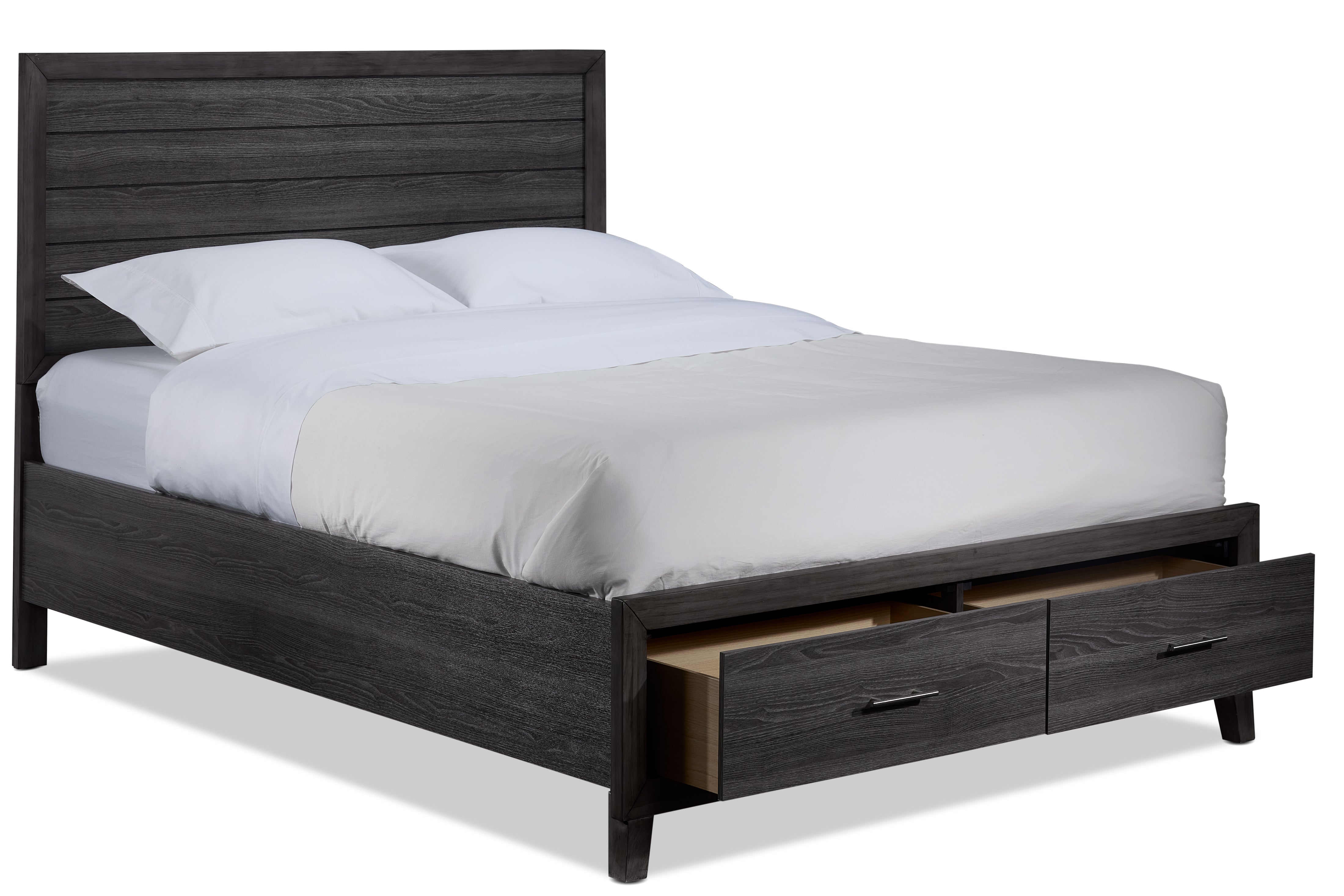 Miller 3-Piece Queen Storage Bed - Grey