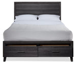 Miller 5-Piece Queen Storage Bedroom Package - Grey