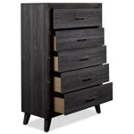 Miller 5-Piece Queen Storage Bedroom Package - Grey
