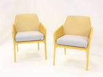 Nardi Net Relax Outdoor Dining Arm Chair - Yellow (Set of 2)