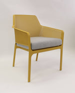 Nardi Net Relax Outdoor Dining Arm Chair - Yellow (Set of 2)