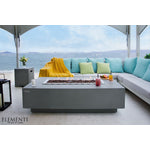 Granville Concrete Dark Grey Fire Table (Elementi) - Natural Gas