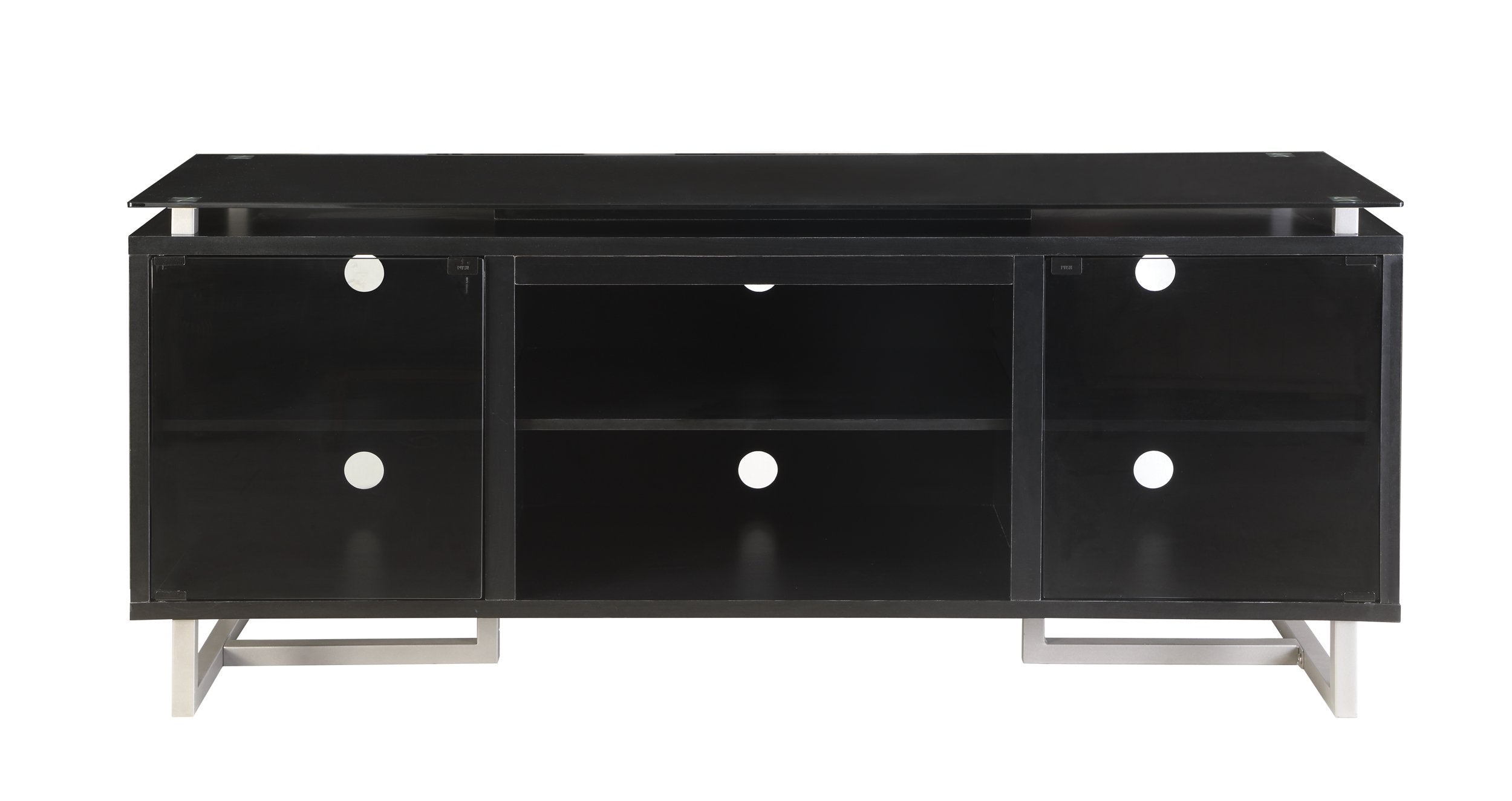 Onyx Flat Panel Television Stand - Black