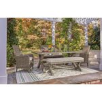 Beachcroft - 6-Piece Outdoor Dining - Beige, Brown