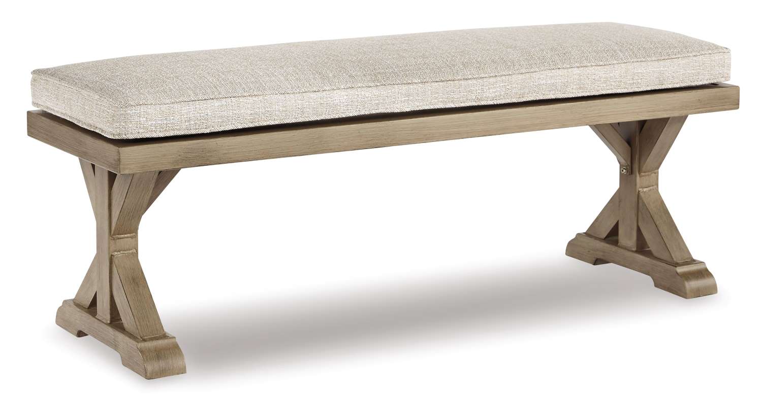 Beachcroft - 6-Piece Outdoor Dining - Beige, Brown