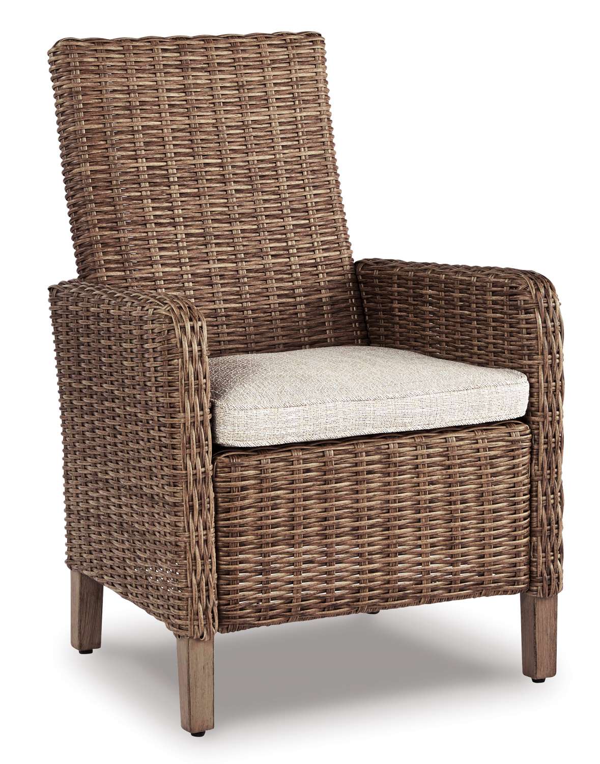 Beachcroft - 6-Piece Outdoor Dining - Beige, Brown
