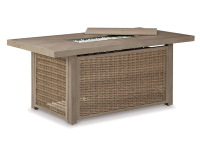 Beachcroft - Outdoor Fire Pit Table - Brown