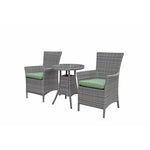 Kokee 3 Pc Rattan Outdoor Conversation Set